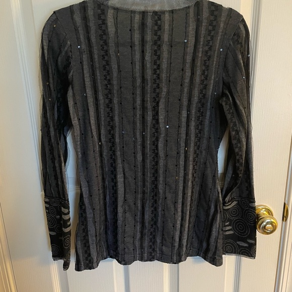 Long-sleeve sparkly shirt - Picture 3 of 5